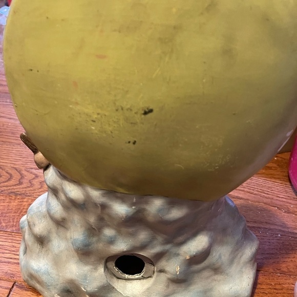 Vintage Halloween Witch Ceramic Mold - Hand Painted -Just Needs Some added light - Picture 12 of 16